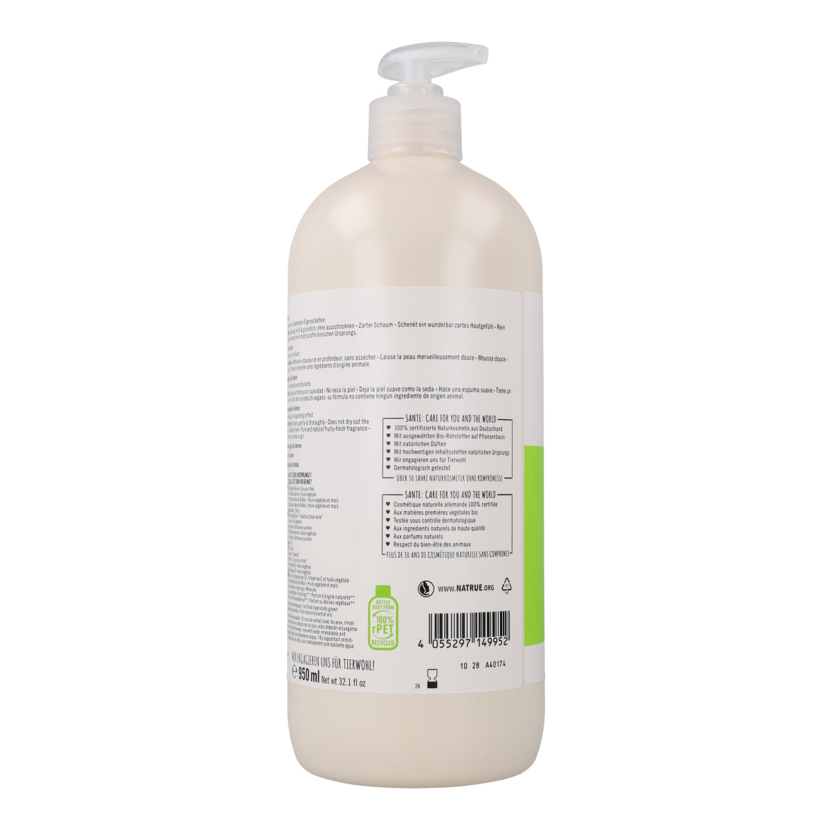 Biologische douchegel met ananas en citroen Sante 950 ml