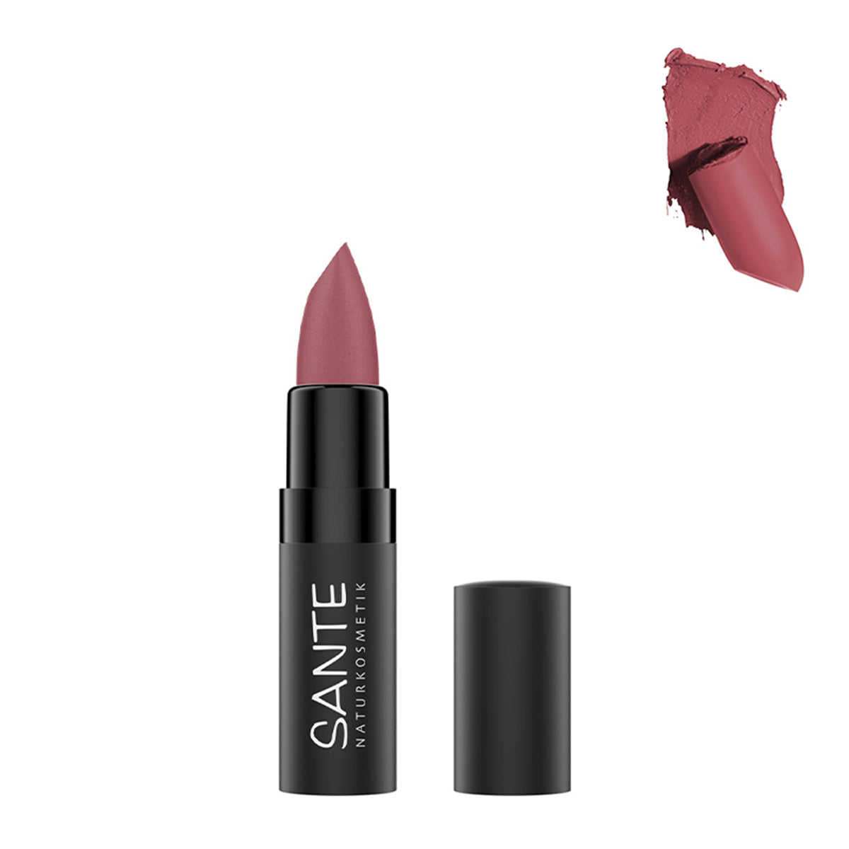 Pintalabios Mate 02 Dusty Rose, Sante, 4,5g
