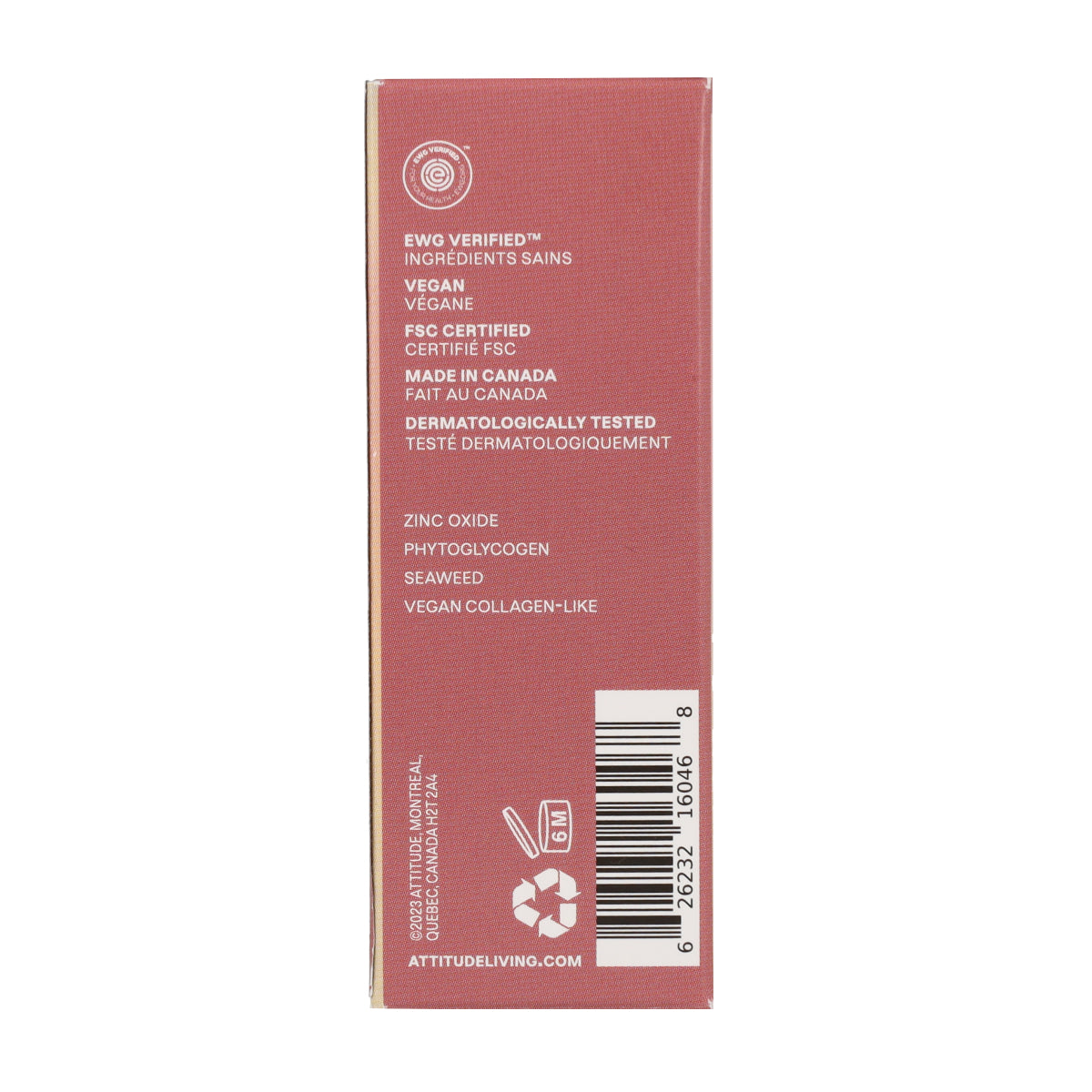 Oceanly - PHYTO-SUN Lippenbalsem met kleur SPF 30 - Terracotta, Attitude, 8,5 g