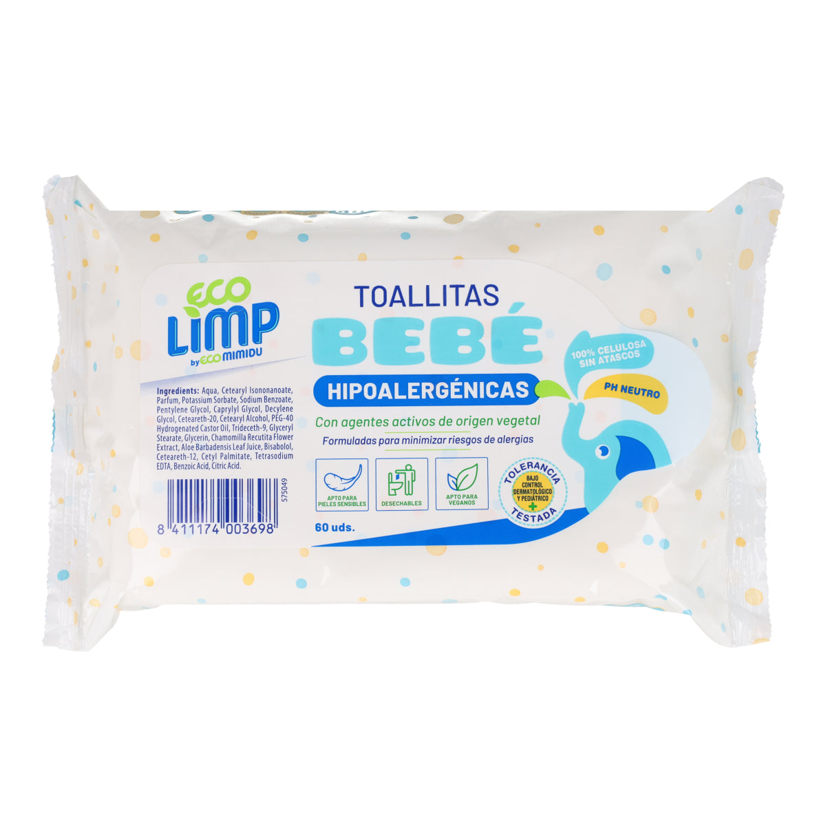 Mimidu ECO babydoekjes 60 stuks