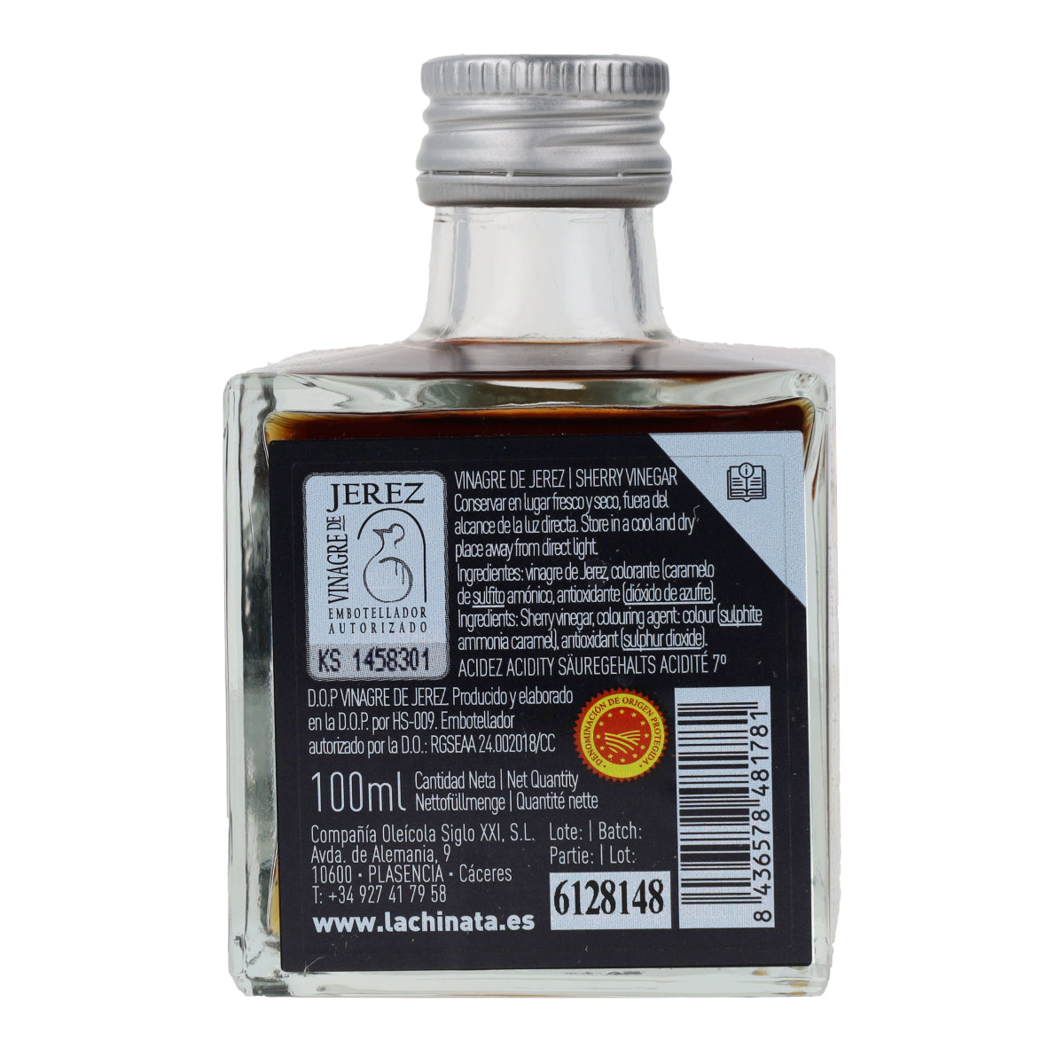 Sherryazijn D.O., vierkante fles La Chinata 100 ml