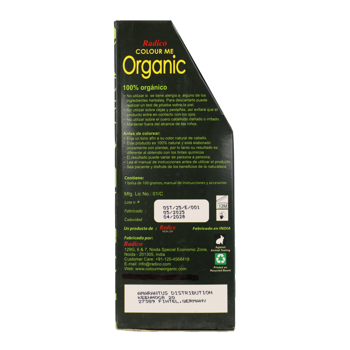 Radico plantaardige haarverf goudblond koperkleurig 100 g