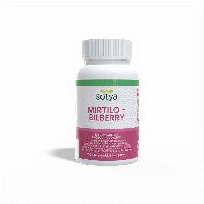 Arándano azul 500 mg Sotya, 100 comprimidos