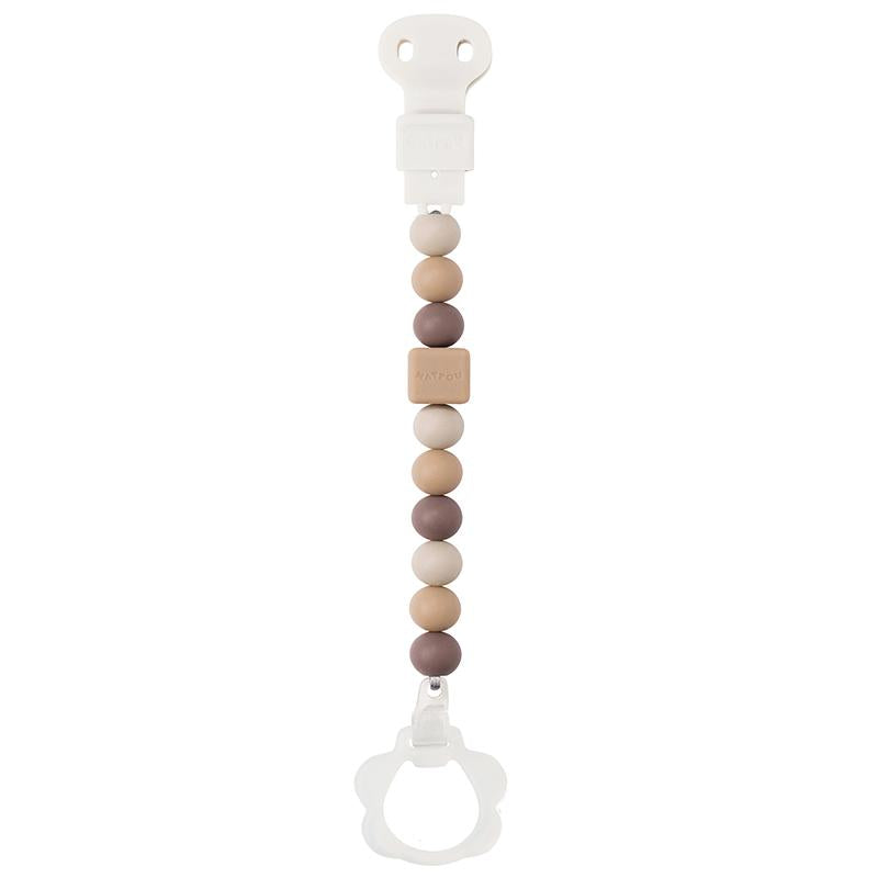 Pinza chupete (con clip de chupete) Doukidou Rosa-Blanco
