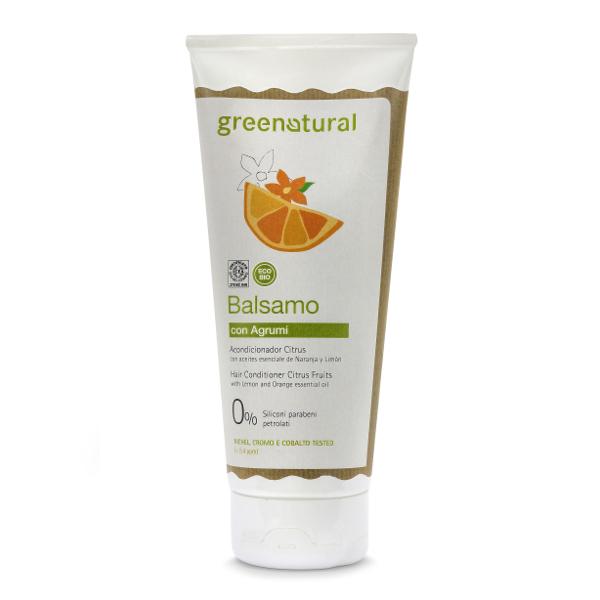 Acondicionador cabello cítricos ecobio, Greenatural 75 ml