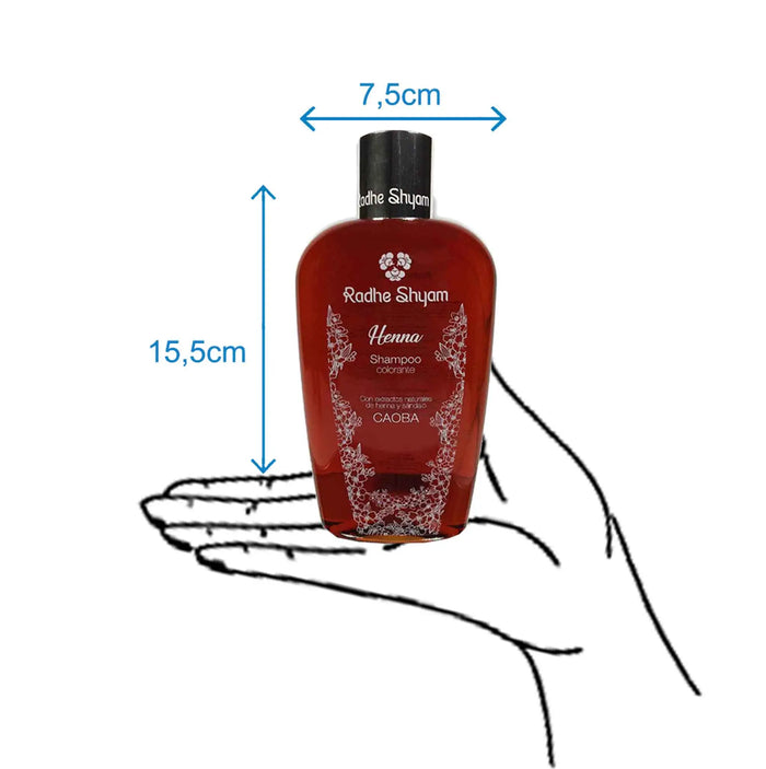 Henna Mahonie Shampoo Kleurstof Radhe