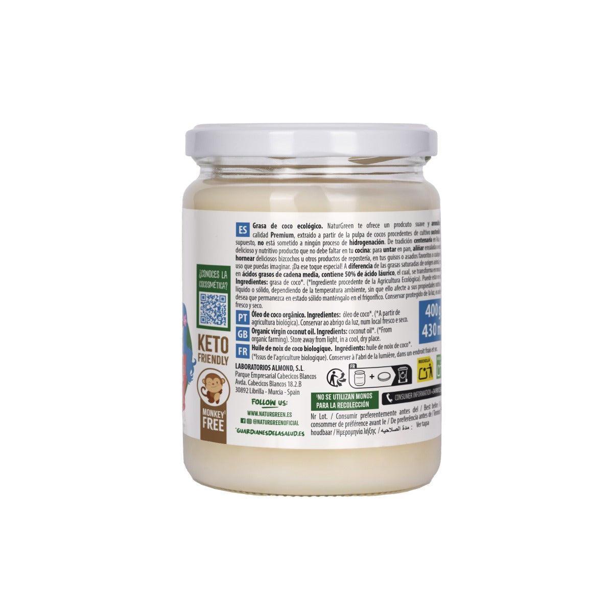 Pakket 2 x Kokosvet Bio NaturGreen