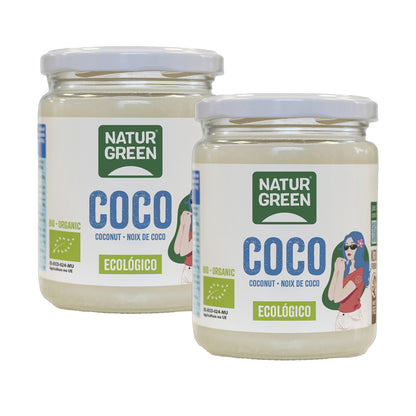 Pakket 2 x Kokosvet Bio NaturGreen