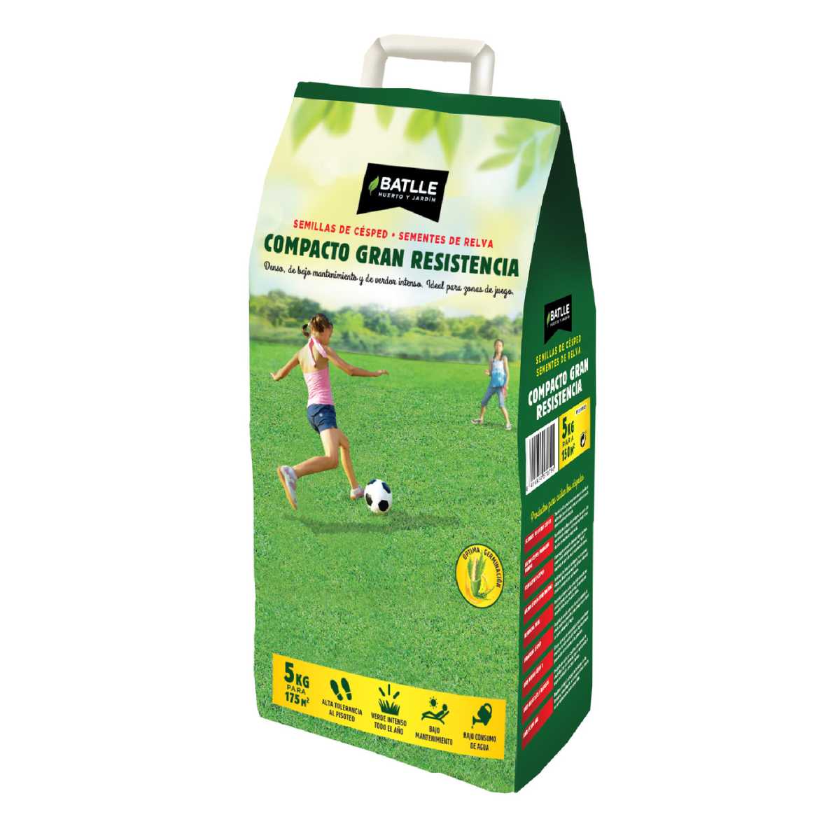 Semillas césped compacto gran resistencia, Batlle, 1 kg