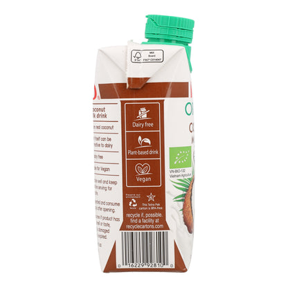Biologische kokosmelkdrank Foco 330 ml.