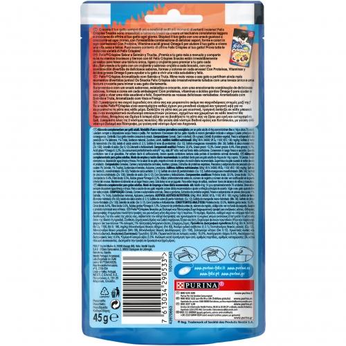 FELIX Crispies Salmón y Trucha 45g