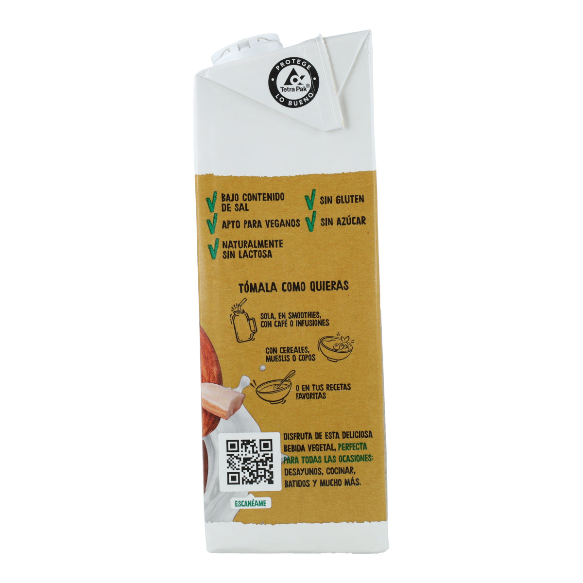 Biologische amandeldrank 0% suiker, 1 l Ecocesta