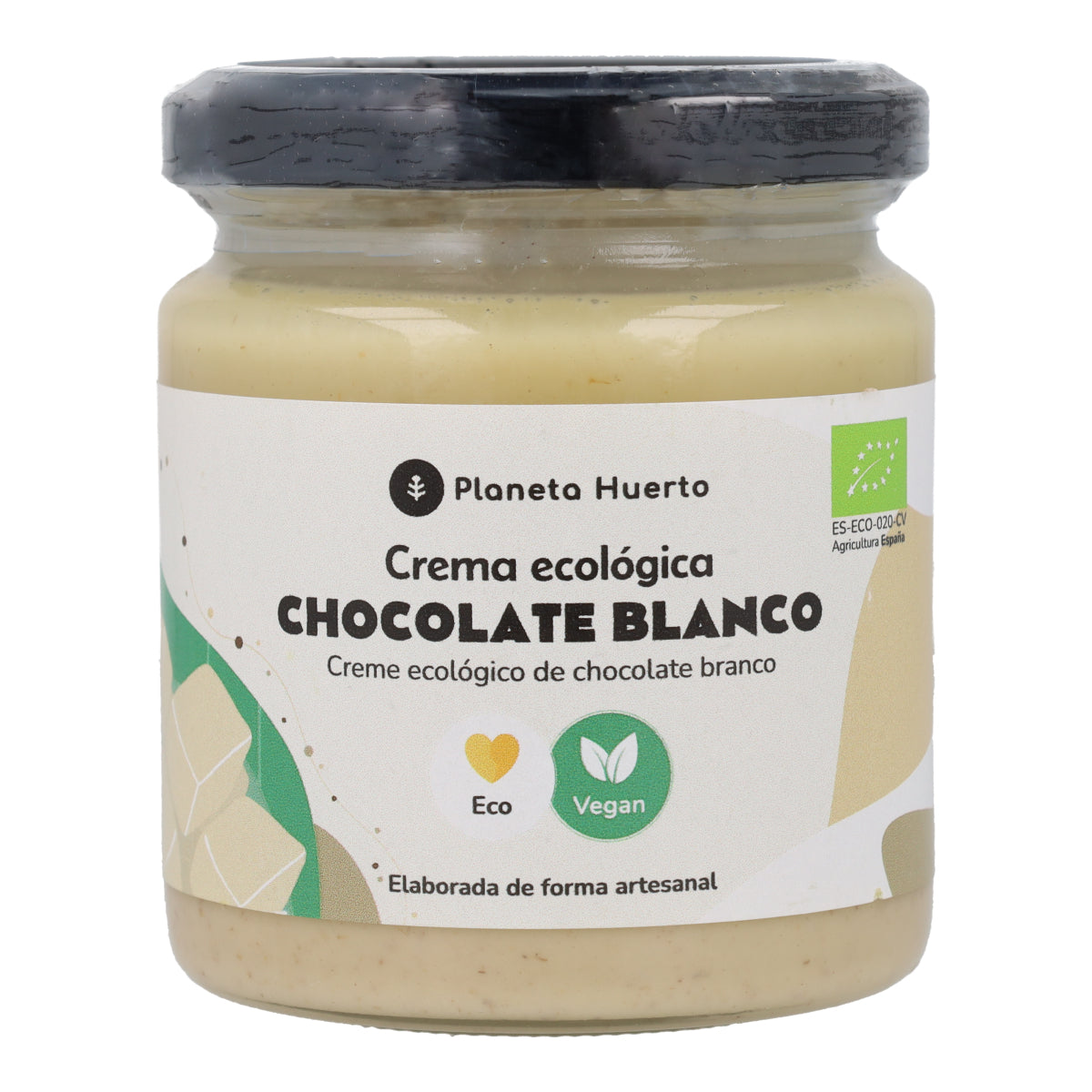 Veganistische witte chocoladecrème ECO Planeta Huerto 230 g