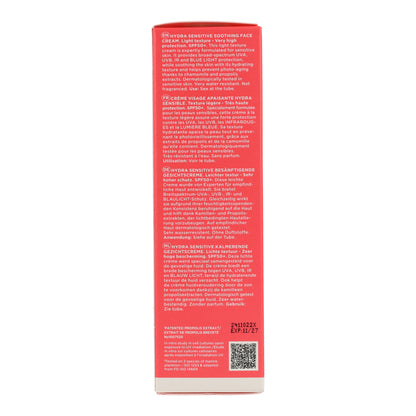 Verzachtende zonnecrème Hydra Sensitive SPF50 Apivita 50 ml