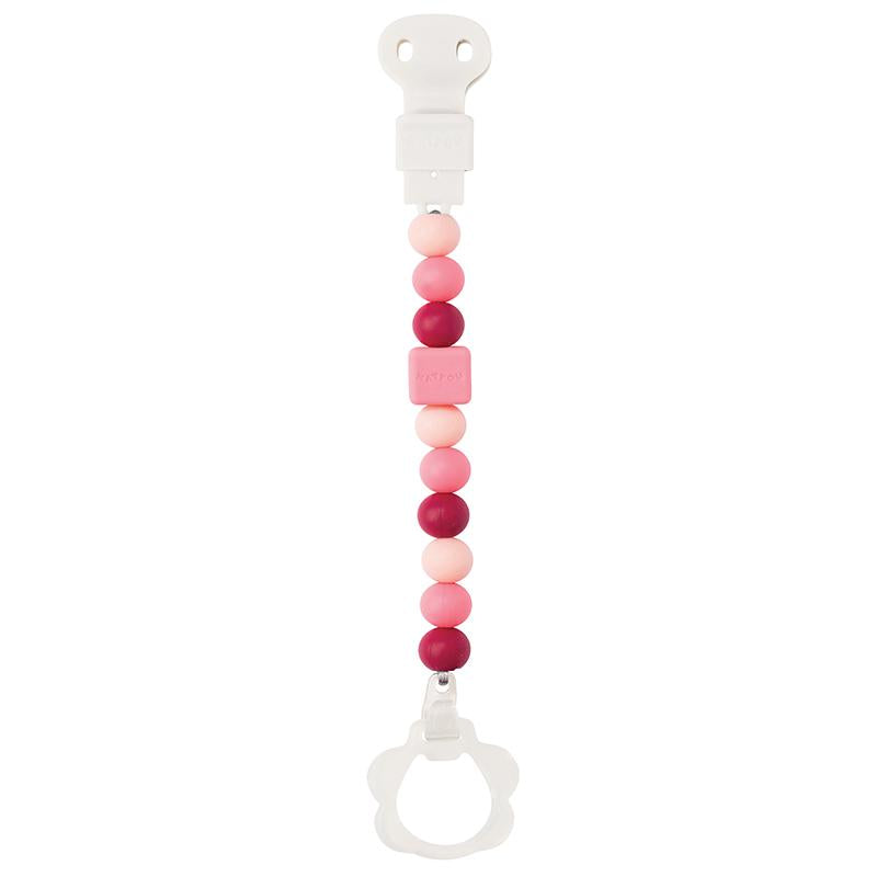 Pinza chupete  (con clip de chupete) Doukidou Azul-Blanco