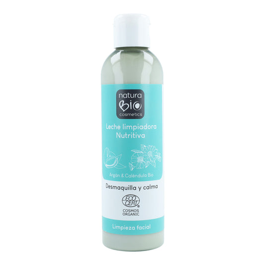 Leche limpiadora nutritiva argán y caléndula Bio 200 ml NaturaBIO