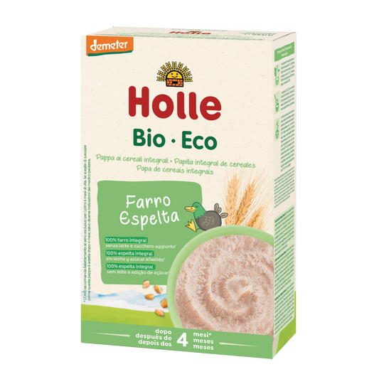 Biologische speltpap +4 maanden Holle 250 g