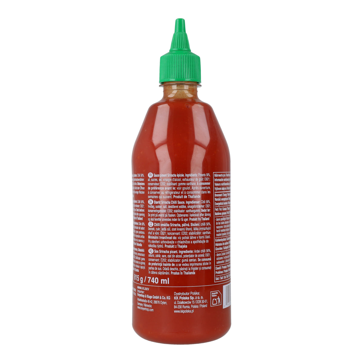 Traditionele Sriracha-chilisaus zonder GMS-glutamaat Uni-Eagle 815 g – Pittig en romig, Thaise stijl