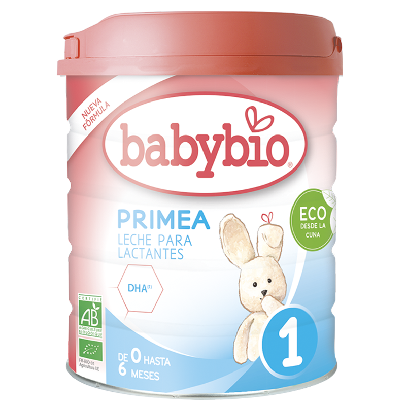 Pack 2x Leche de Iniciación Primea 1 Babybio 800 g