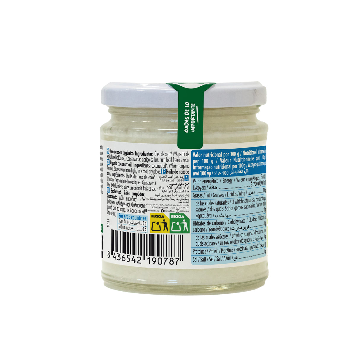 Biologische kokosolie NaturGreen 200 g