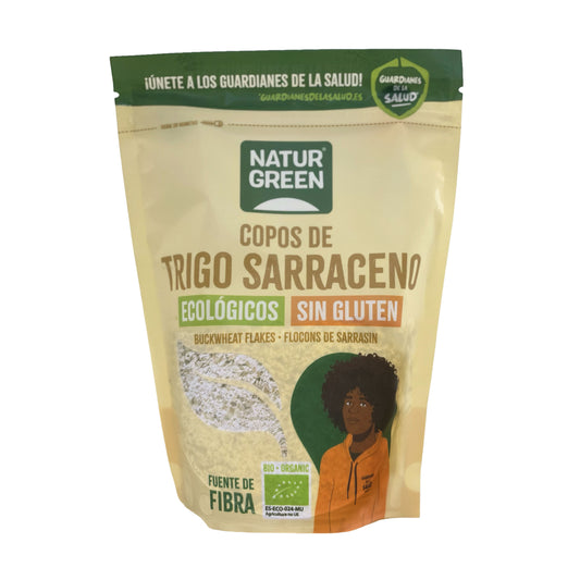 Glutenvrije biologische boekweitvlokken Naturgreen, 250 g