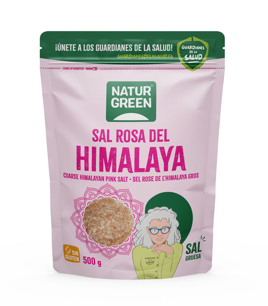 Grof Himalaya roze zout Naturgreen 500 g