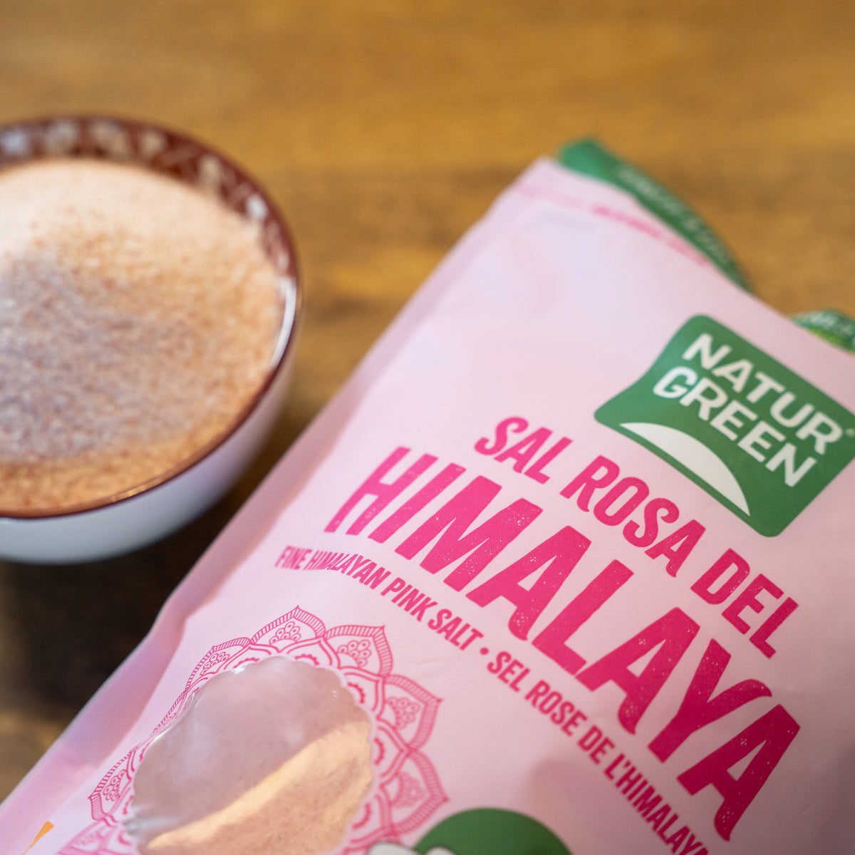 Fijne Himalaya roze zout Naturgreen 1 kg