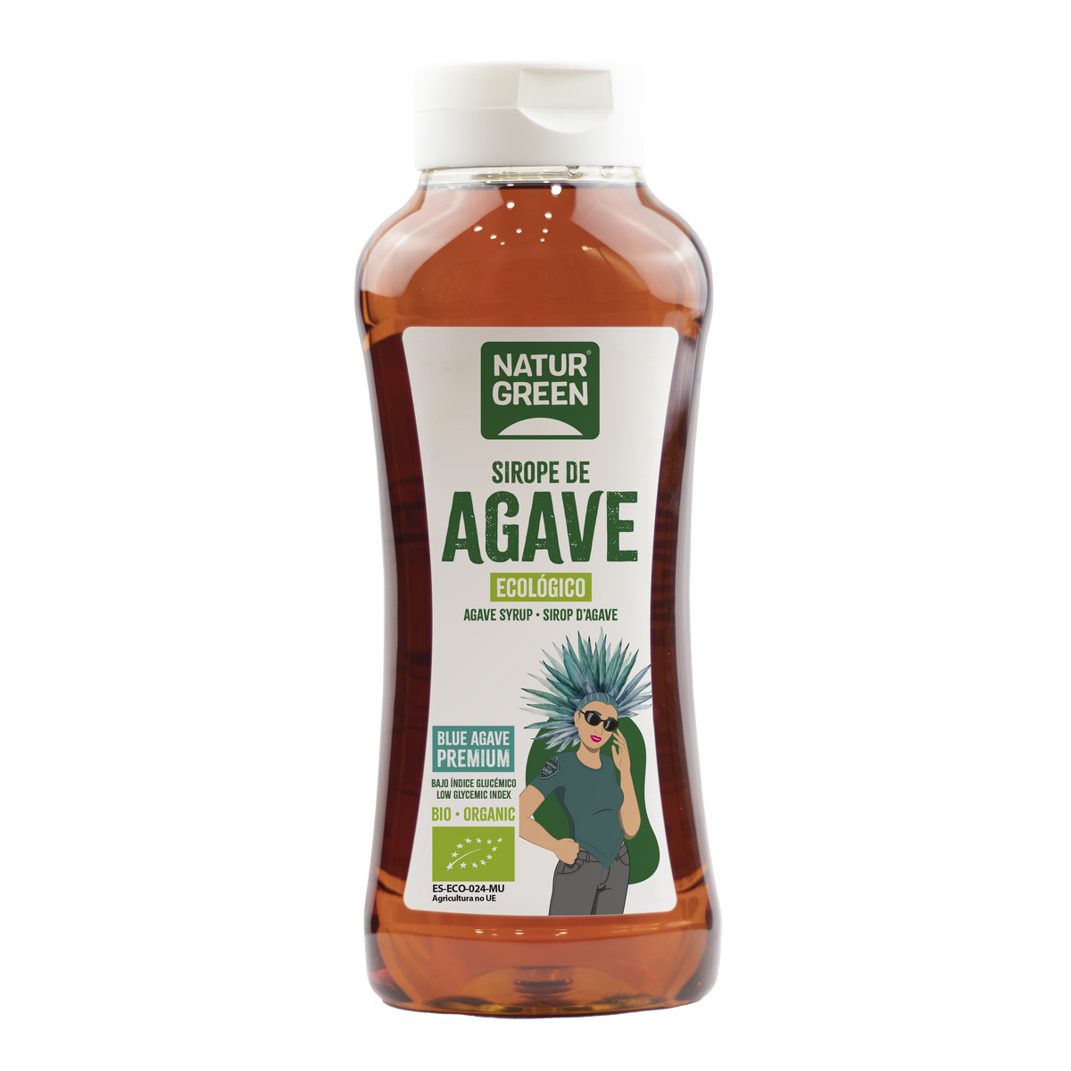 Premium agavesiroop Naturgreen 900 ml