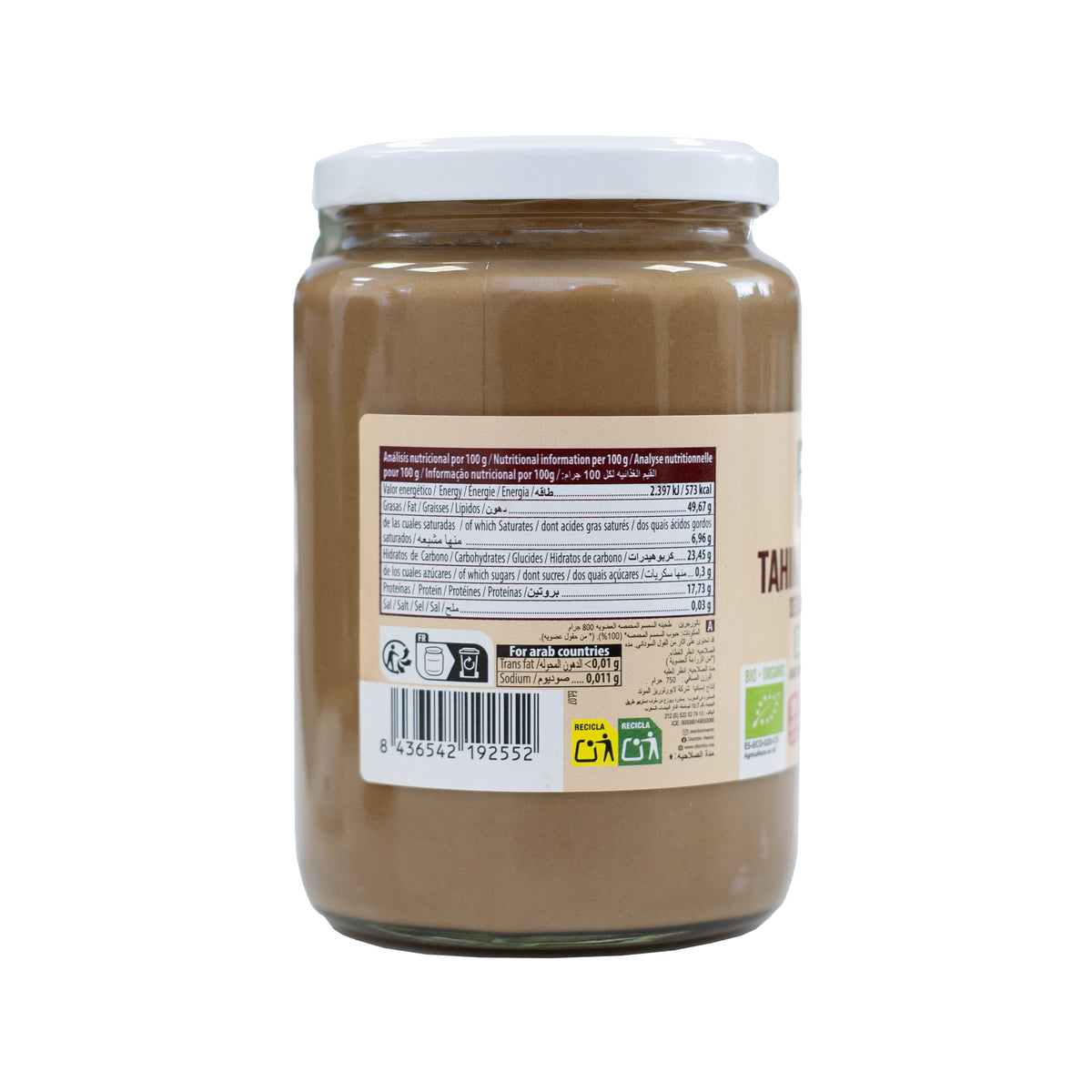 Geroosterde tahin Naturgreen 800 g