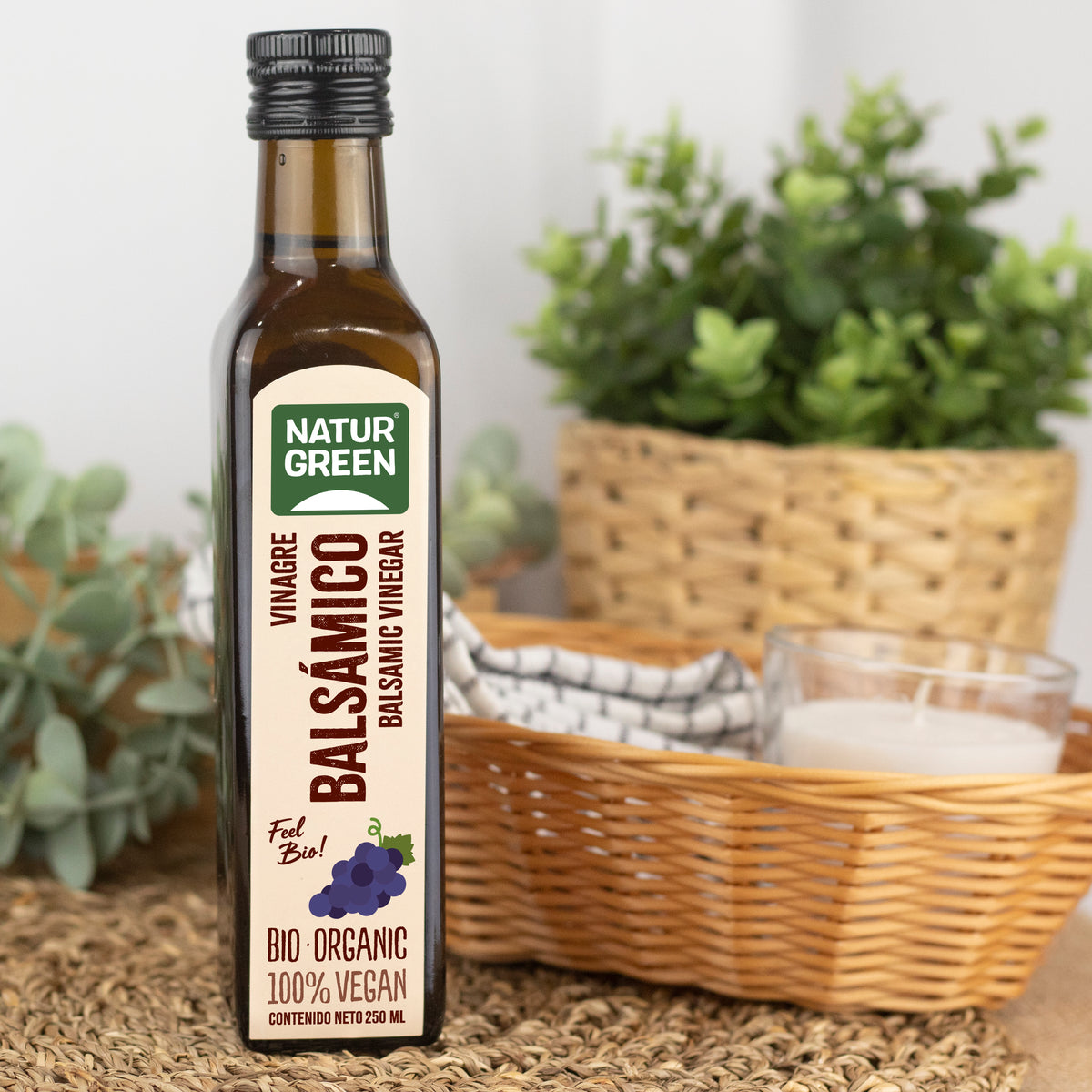 Biologische balsamicoazijn NaturGreen, 250 ml