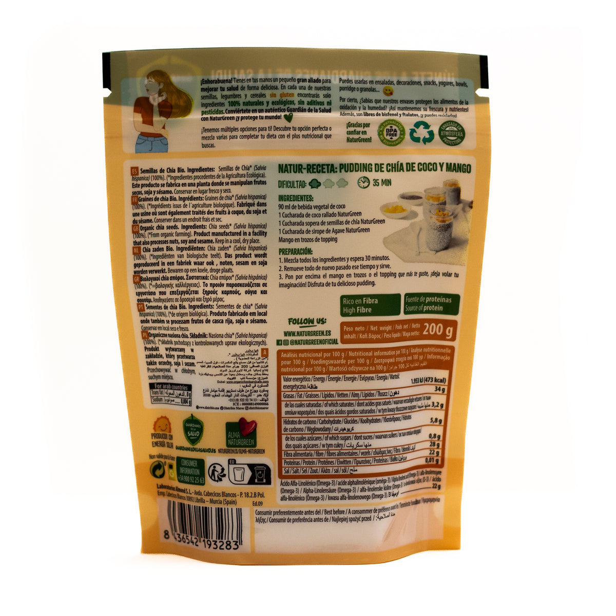 Chiazaadjes Bio NaturGreen 200 g