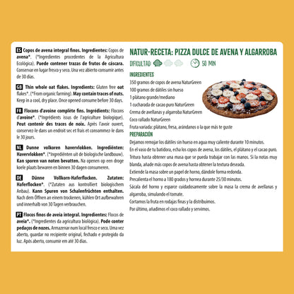 Fijne glutenvrije havervlokken Bio NaturGreen, 1 kg