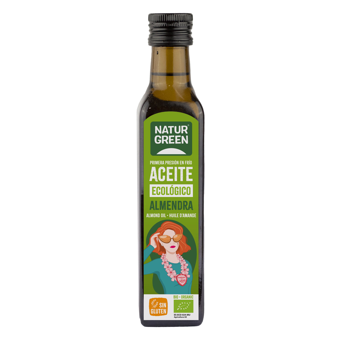 Biologische amandelolie NaturGreen 250 ml