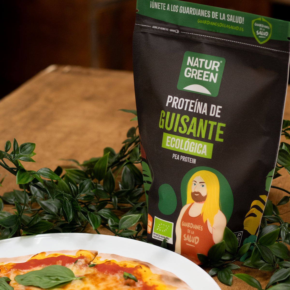 Biologische erwteneiwitten Naturgreen 400 g