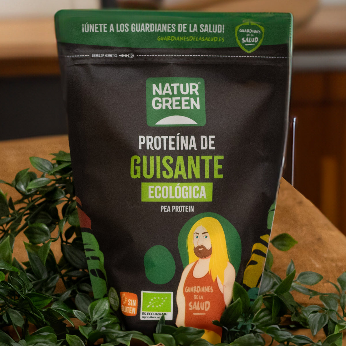 Biologische erwteneiwitten Naturgreen 400 g