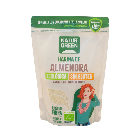 Glutenvrije biologische amandelmeel NaturGreen 300 g