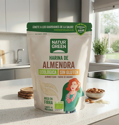 Glutenvrije biologische amandelmeel NaturGreen 300 g