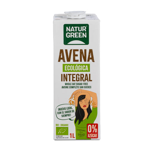 Biologische haverdrank 0% suiker NaturGreen 1 l