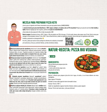 Keto-pizzameelmix NaturGreen 400 g