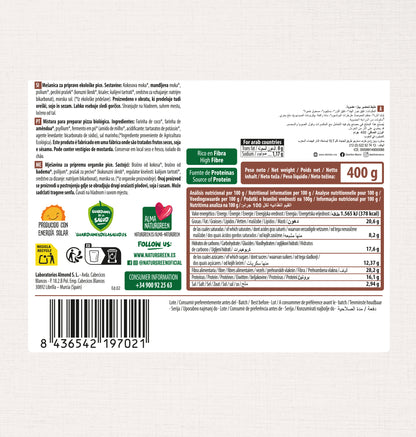 Keto-pizzameelmix NaturGreen 400 g