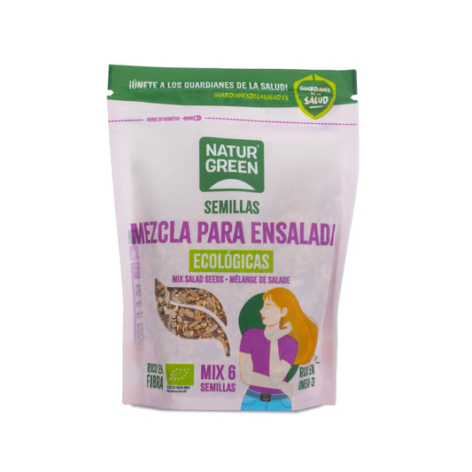 Mix van 6 zaden voor salades, NaturGreen, 450 g