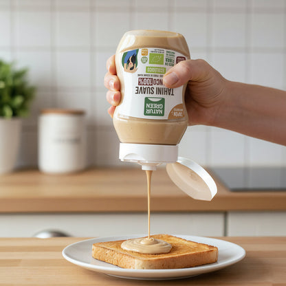 Tahini Suave Blanco Antigoteo Bio NaturGreen 270 g