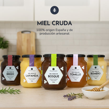 Miel Cruda de Bosque Planeta Huerto 500 gr