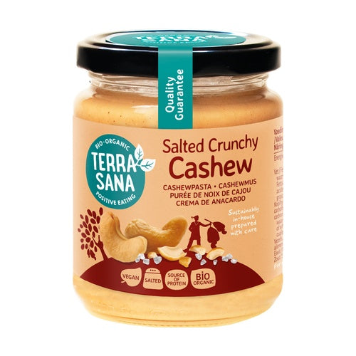 Crema de anacardo con trozos de anacardo y sal del Himalaya 250 g