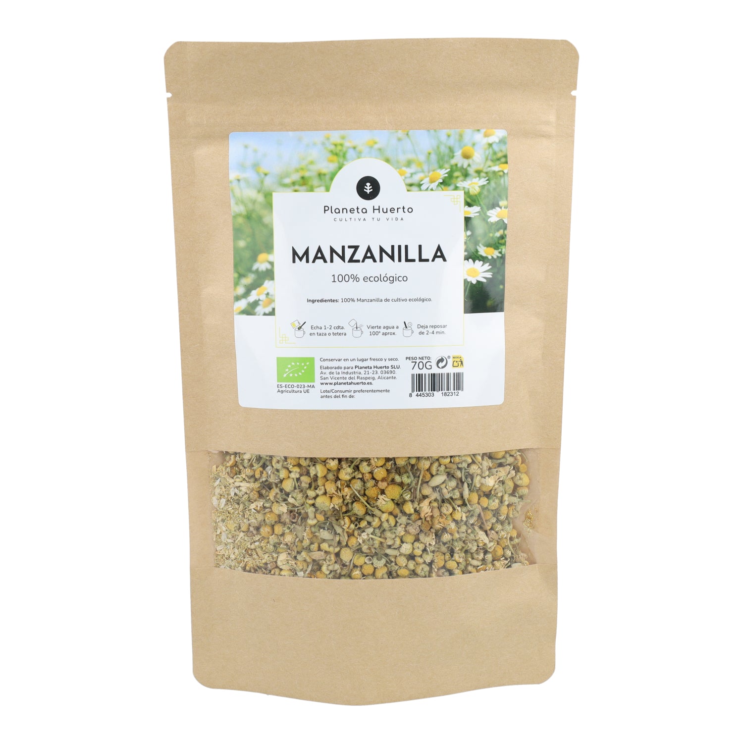 Manzanilla ECO Planeta Huerto 70g