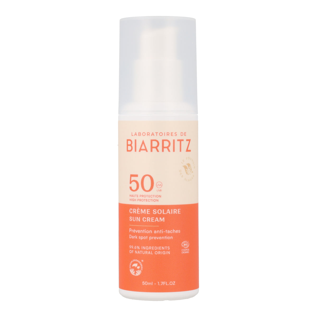 Zonnecrème voor het gezicht SPF 50 Laboratorios Biarritz 50 ml