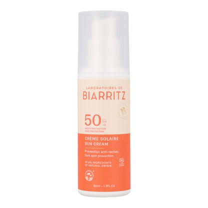 Zonnecrème voor het gezicht SPF 50 Laboratorios Biarritz 50 ml