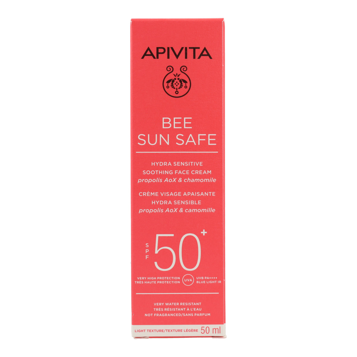 Verzachtende zonnecrème Hydra Sensitive SPF50 Apivita 50 ml