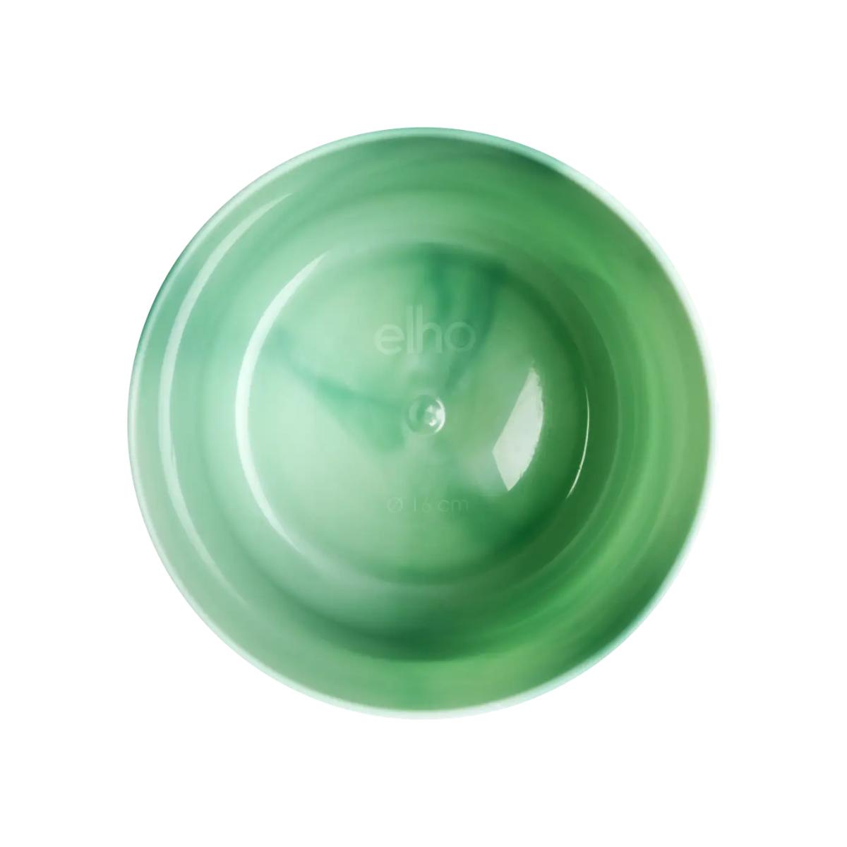 Macetero reciclado Ocean Round Elho verde pacífico 16 cm