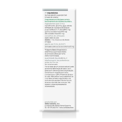 Extracto de Equinácea Soria Natural, 50 ml